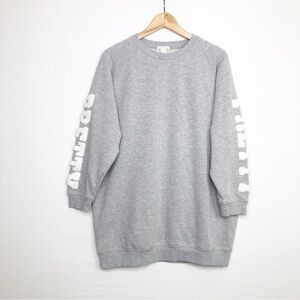 Forever, 21 gray tunic sweatshirt